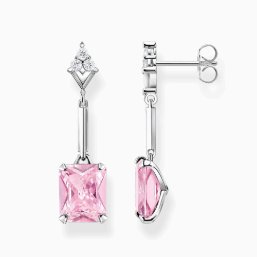 THOMAS SABO fülbevaló Pink and white stones fülbevaló H2177-051-9