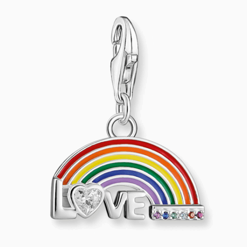 THOMAS SABO charm medál Colourful rainbow medál 1925-314-7
