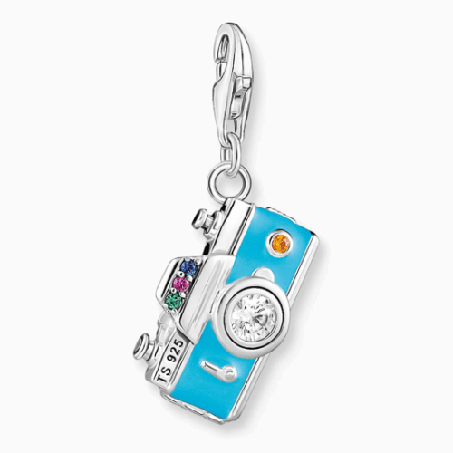THOMAS SABO charm medál Retro camera medál 1924-340-7