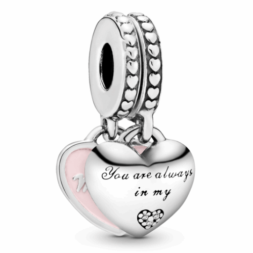 PANDORA Anya & lánya szívek charm