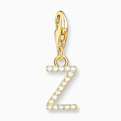 THOMAS SABO charm medál letter Z gold medál 1989-414-14