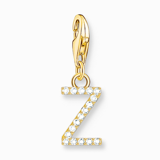 THOMAS SABO charm medál letter Z gold medál 1989-414-14