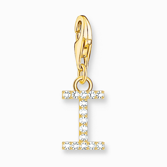 THOMAS SABO charm medál letter I gold medál 1972-414-14
