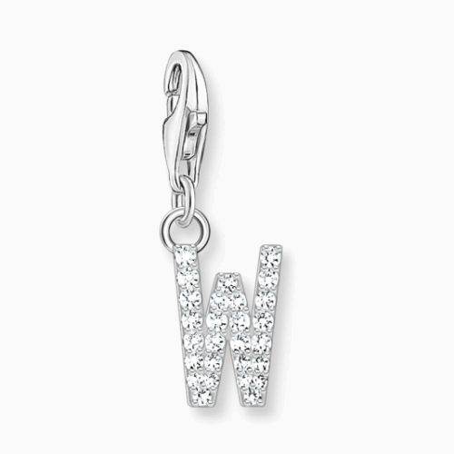 THOMAS SABO charm medál letter W silver medál 1960-051-14