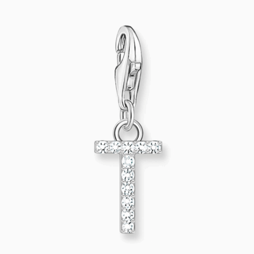 THOMAS SABO charm medál letter T silver medál 1957-051-14