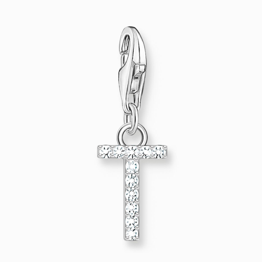THOMAS SABO charm medál letter T silver medál 1957-051-14