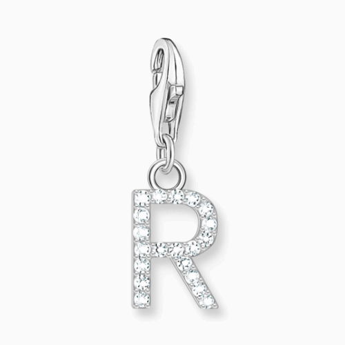 THOMAS SABO charm medál letter R silver medál 1955-051-14