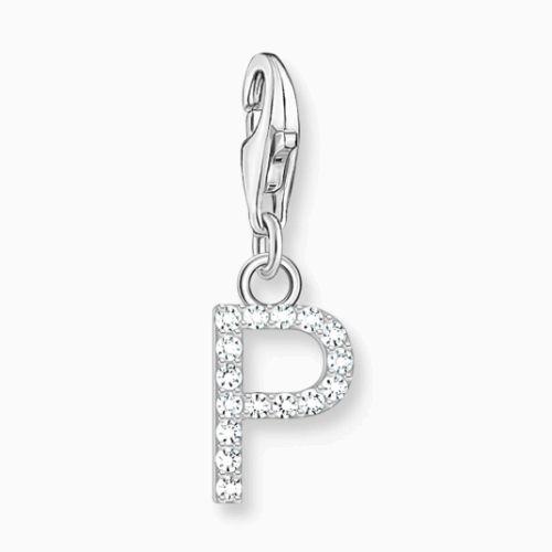 THOMAS SABO charm medál letter P silver medál 1953-051-14