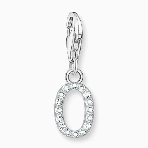 THOMAS SABO charm medál  letter O silver medál 1952-051-14