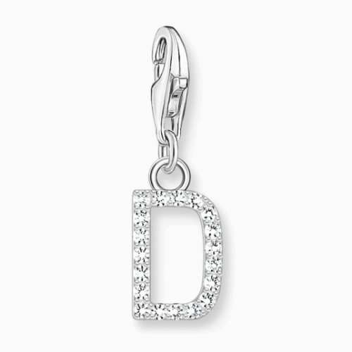 THOMAS SABO charm medál letter D silver medál 1944-051-14