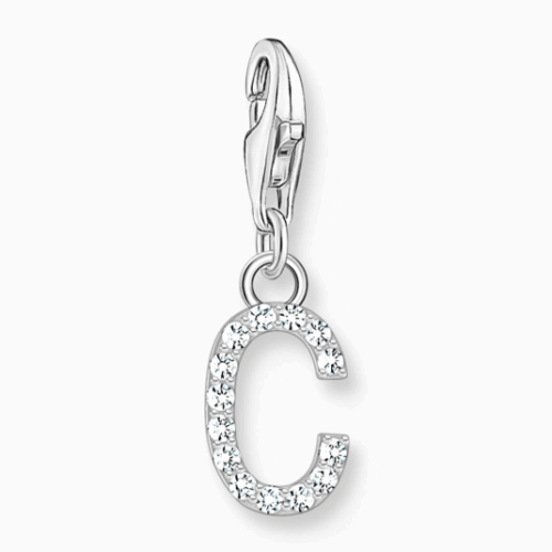 THOMAS SABO charm medál letter C silver medál 1943-051-14