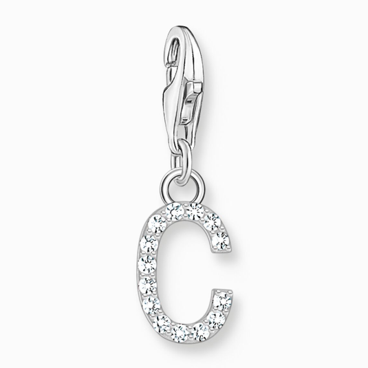 THOMAS SABO charm medál letter C silver medál 1943-051-14