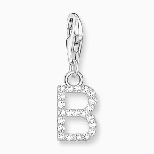 THOMAS SABO charm medál letter B silver medál 1942-051-14