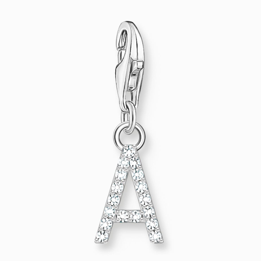 THOMAS SABO charm medál letter A silver medál 1938-051-14