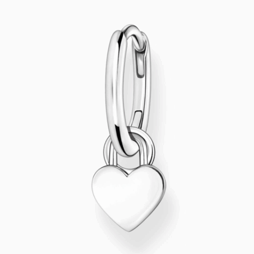 THOMAS SABO fél pár fülbevaló Heart pendant silver