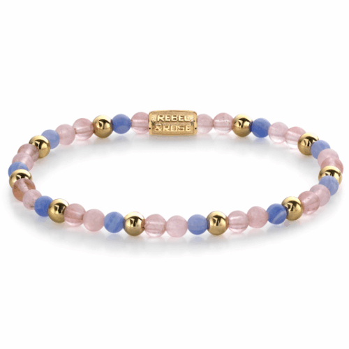 REBEL & ROSE karkötő Pink Summer Vibes karkötő RR-40056-G