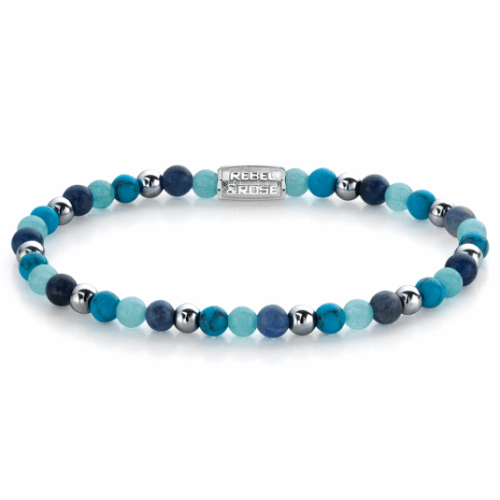REBEL  & ROSE karkötő Blue Summer Vibes karkötő RR-40054-S