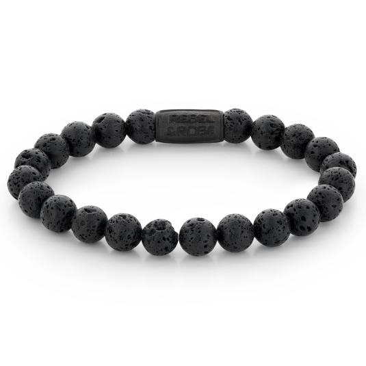 REBEL & ROSE karkötő Black Moon karkötő RR-80071-B