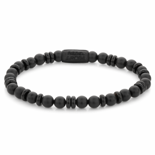 REBEL & ROSE karkötő Variations All-Black karkötő RR-60107-B