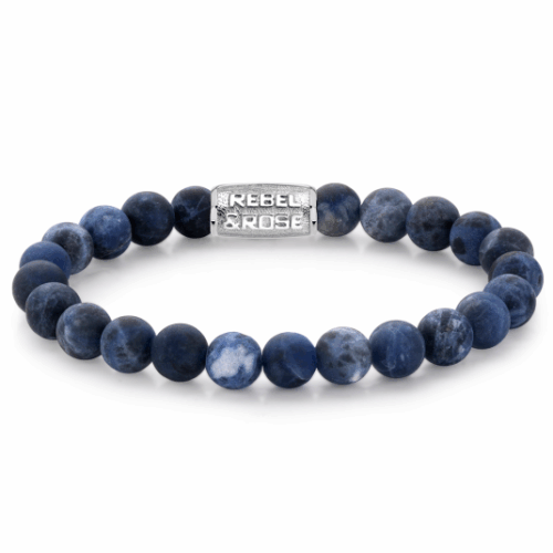 REBEL & ROSE karkötő Matt Midnight karkötő RR-80022-S