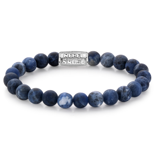REBEL & ROSE karkötő Matt Midnight karkötő RR-80022-S