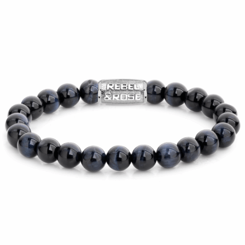 REBEL & ROSE karkötő Tiger Blues karkötő RR-80039-S