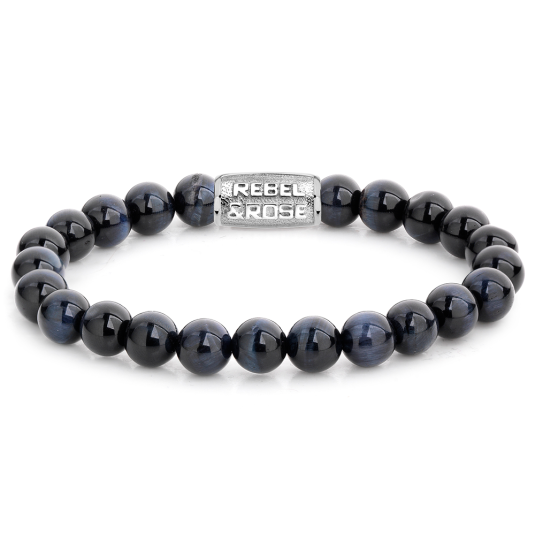 REBEL & ROSE karkötő Tiger Blues karkötő RR-80039-S