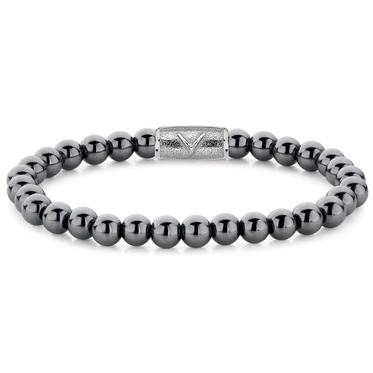 REBEL & ROSE karkötő Grey Silver Shine karkötő RR-6DV02-S