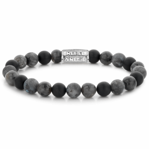 REBEL & ROSE karkötő Gray Rocks karkötő RR-80069-S