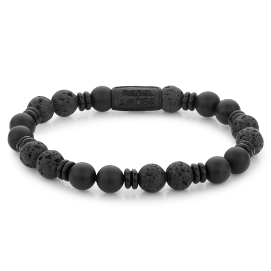 REBEL & ROSE karkötő Variations Black karkötő RR-80093-B