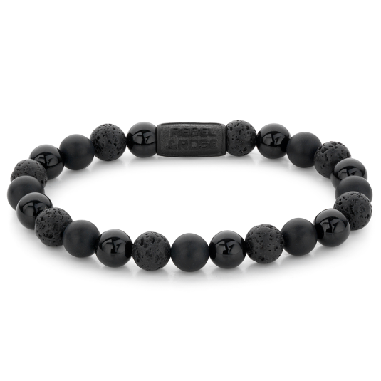 REBEL & ROSE karkötő Black Rocks karkötő RR-80073-B