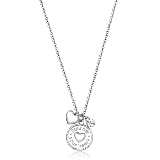 BROSWAY női Brosway acél nyaklán Chakra Love nyaklánc BWBHKL03EN