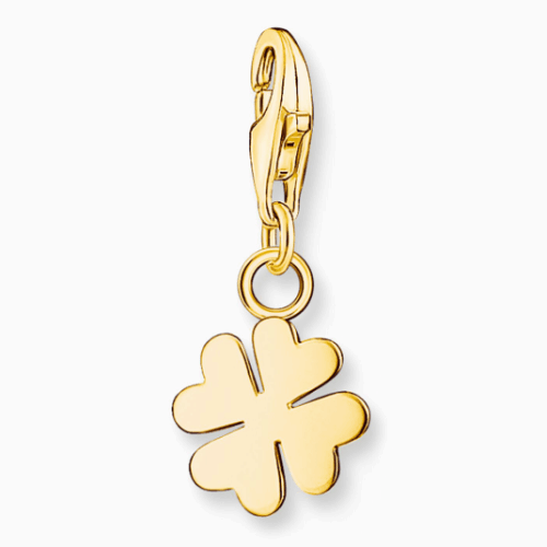THOMAS SABO medálbűbáj Lóherelevél arany medál 1991-413-39