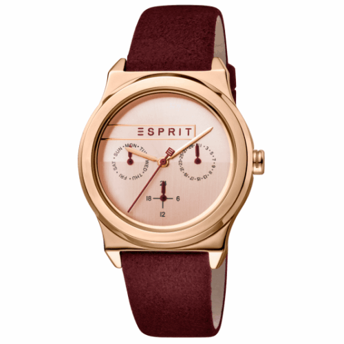 ESPRIT női karóra Magnolia Multi Rosegold Bordeaux karóra ES1L077L0035