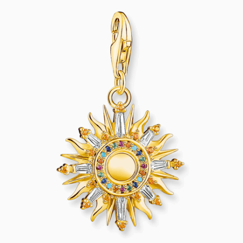 THOMAS SABO charm medál Colourful sun medál 1935-488-7