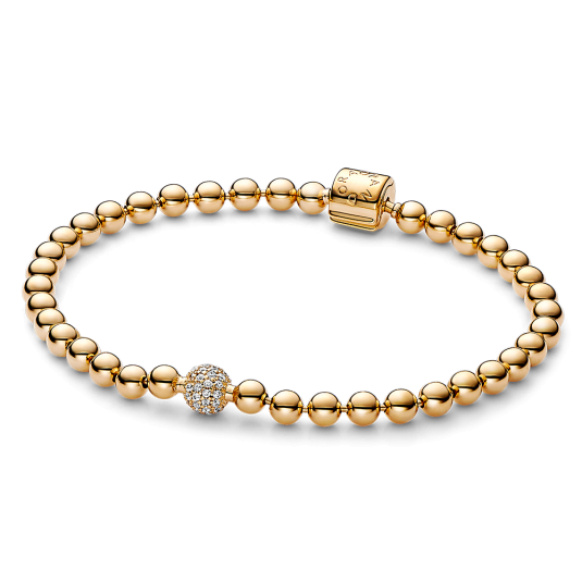 PANDORA Signature Gyöngy és pavé karkötő karkötő 568342C01