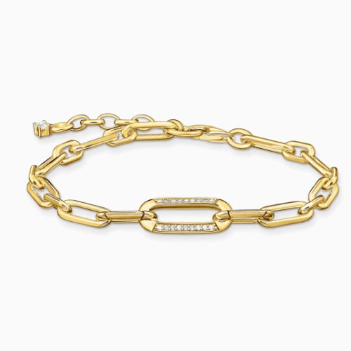 THOMAS SABO karkötő  Anchor element and zirconia karkötő A2032-414-14-L19V