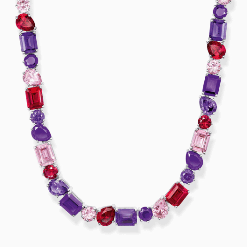 THOMAS SABO nyaklánc Choker zirconia stones nyaklánc KE2196-477-7-L42V