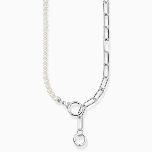 THOMAS SABO nyaklánc Pearls and zirconia nyaklánc KE2193-167-14-L47V
