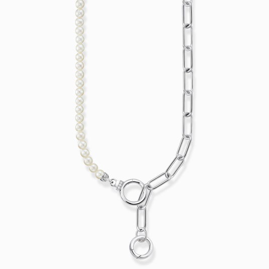 THOMAS SABO nyaklánc Pearls and zirconia nyaklánc KE2193-167-14-L47V