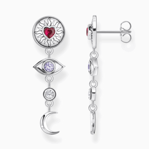 THOMAS SABO fülbevaló Cosmic talismans fülbevaló H2277-640-7