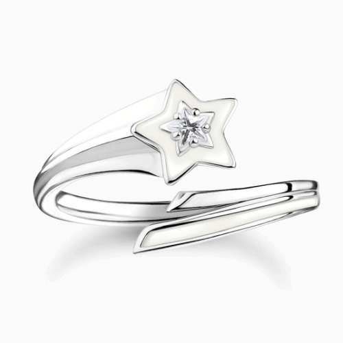 THOMAS SABO gyűrű White star gyűrű TR2443-041-14