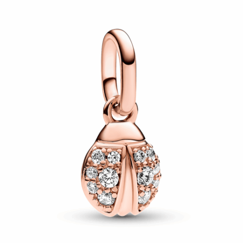 PANDORA ME aranyozott Szerencsehozó katica mini függő charm medál 783043C01