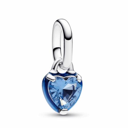 PANDORA ME Kék csakra Szív mini függő charm medál 793042C02