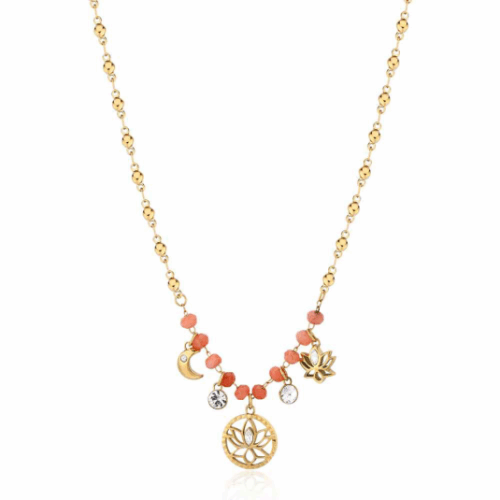 BROSWAY nyaklánc Chakra Lotus flower nyaklánc BWBHKN087