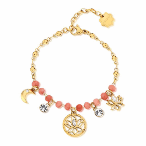 BROSWAY karkötő Chakra Lotus flower karkötő BWBHKB137