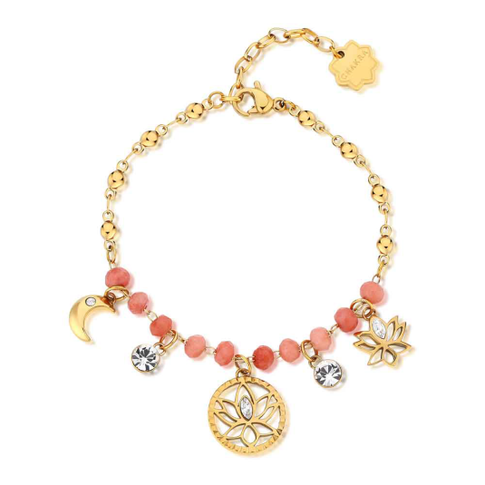BROSWAY karkötő Chakra Lotus flower karkötő BWBHKB137