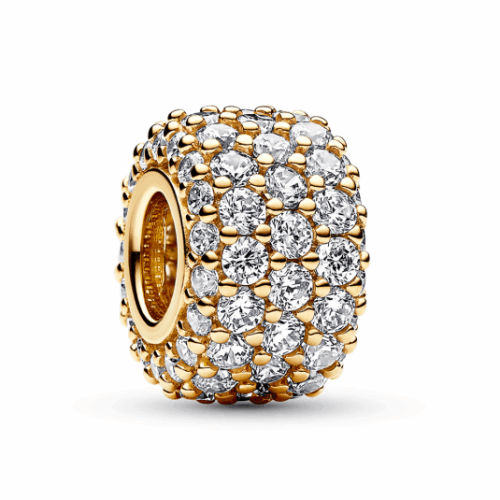 PANDORA aranyozott Radiant pavé gyöngy