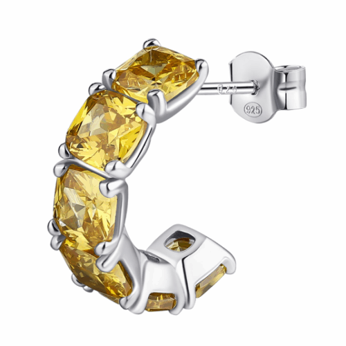 BROSWAY fél pár fülbevaló Fancy Energy yellow fülbevaló BWFEY08