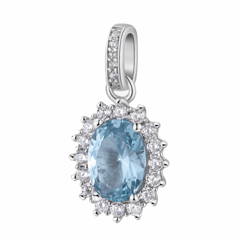BROSWAY medál Fancy Light blue medál BWFCL15